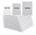 8×10 blank stretched canvas bundles with size comparison